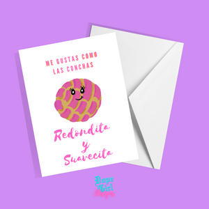 "Redondita y Suavecita" Greeting Card - Dope Balloons