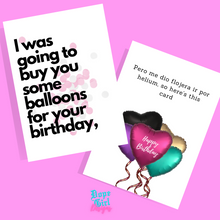 Cargar imagen en el visor de la galería, &quot;Balloons&quot; Greeting Card - Dope Balloons
