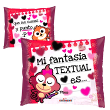 Load image into Gallery viewer, 20&quot; Texting &quot;Mi Fantasia Textual&quot; Spanish Balloon - Dope Balloons
