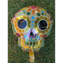 Cargar imagen en el visor de la galería, 18&quot; Sugar Skull Balloon - Dope Balloons
